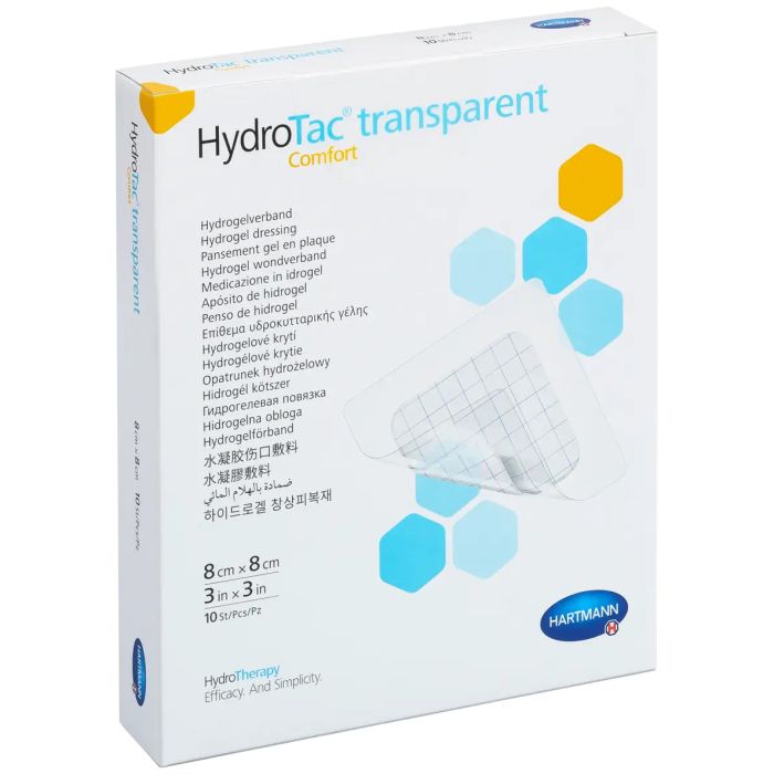 Повязка гидрогелевая HydroTac transparent Comfort 8 см x 8 см