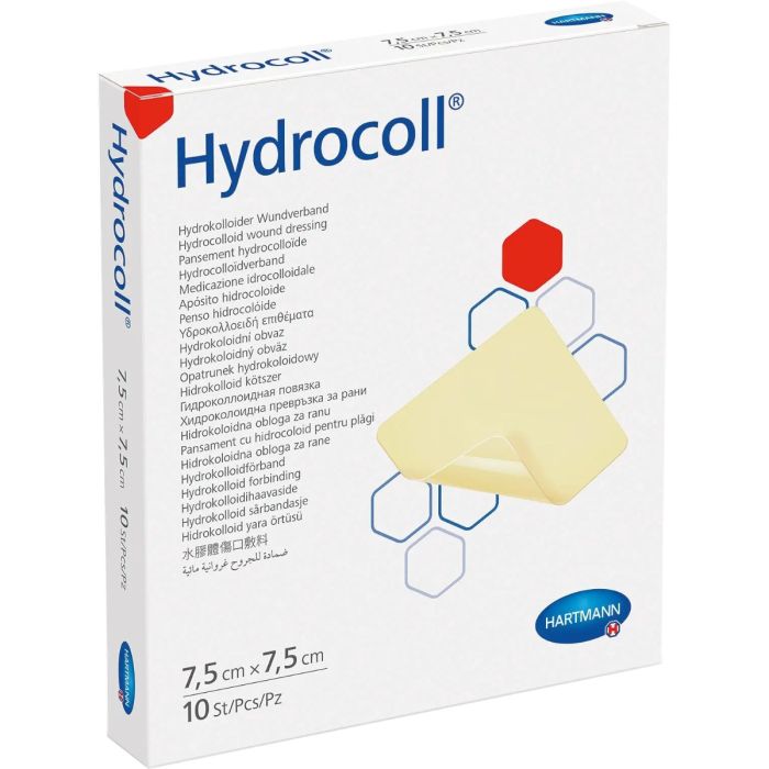 Повязка гидроколлоидная Hartmann Hydrocoll 7,5 см х 7,5 см, 10 шт.