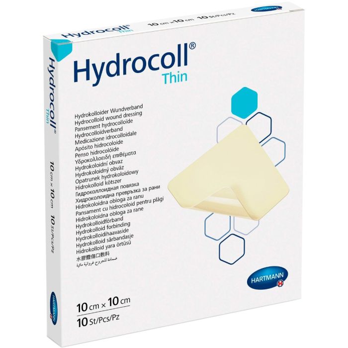 Повязка гидроколлоидная Hartmann Hydrocoll Thin 10x10 см, 1 шт.