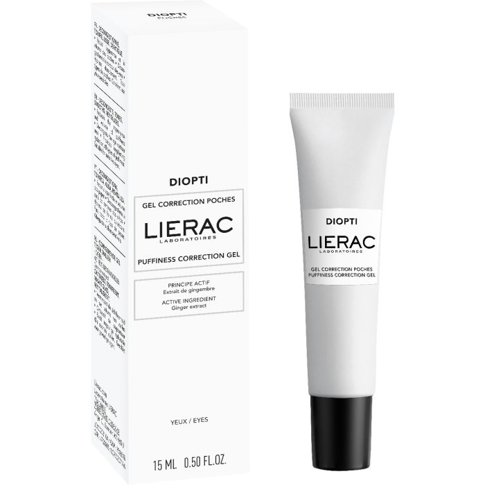 Гель Lierac (Лиерак) Diopti для коррекции отечности под глазами, 15 мл