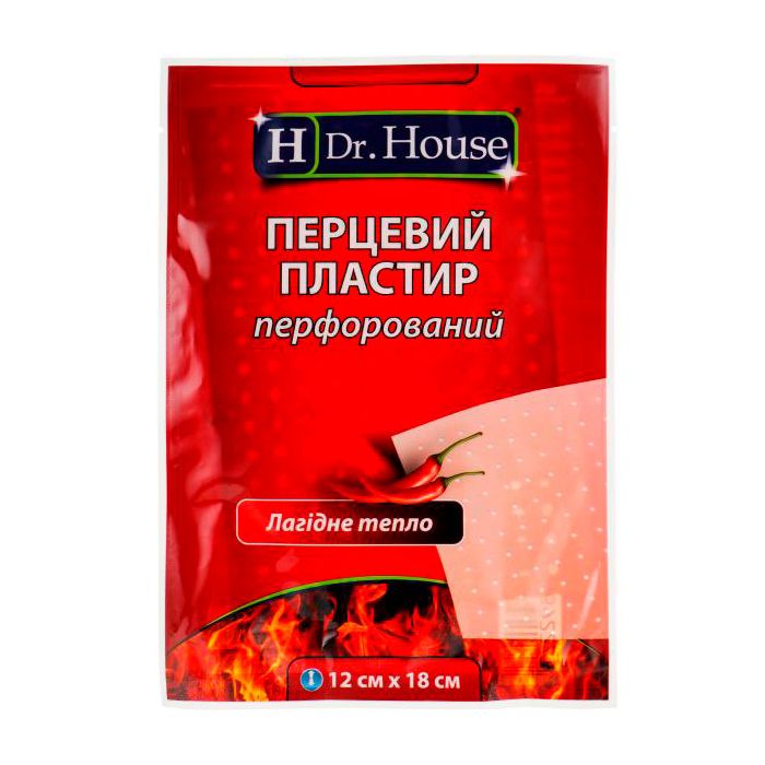 Перцевий пластир Ultra «H Dr. House» 12 см x 18 см