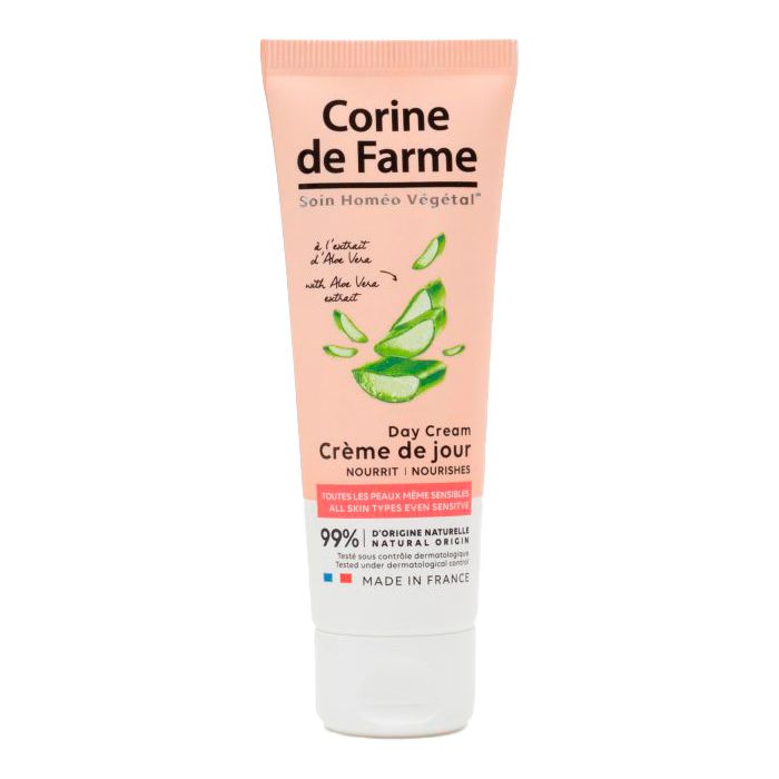 Крем Corine de Farme (Корин де Фарм) Питательный с алоэ вера,  для всех типов кожи, дневной, 50 мл