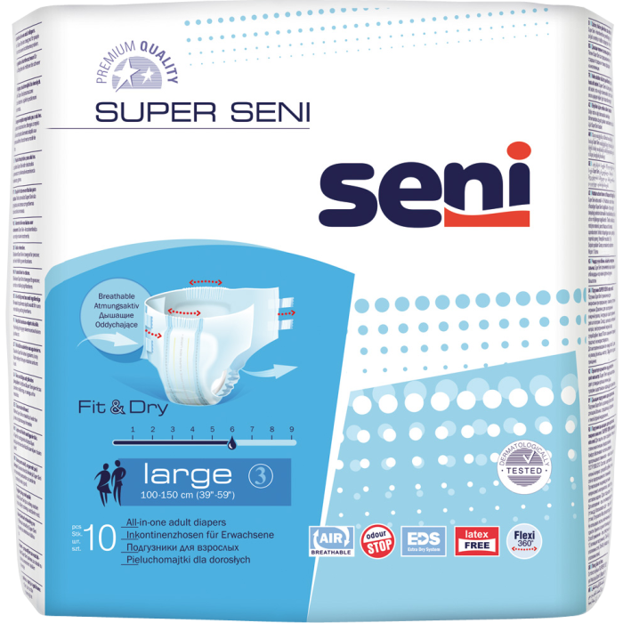 Підгузки для дорослих Super Seni large air 10 шт