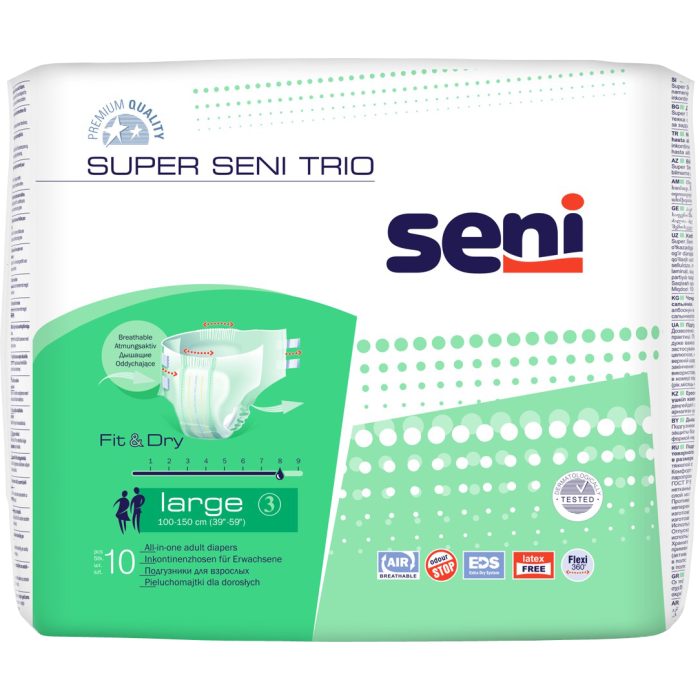 Підгузки для дорослих Super Seni Trio large air 10 шт