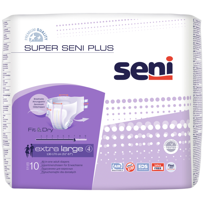 Підгузки для дорослих Super Seni Plus Extra large air 10 шт