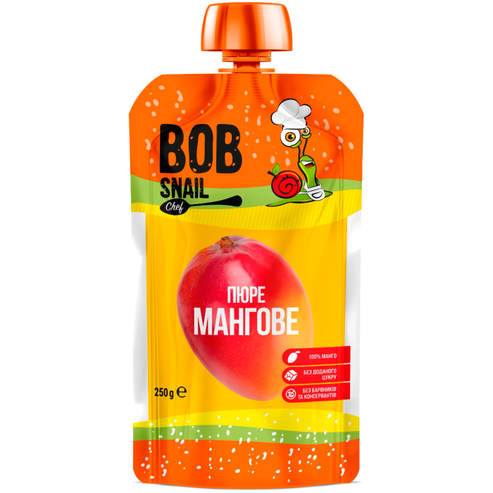 Пюре фруктовое Bob Snail (Улитка Боб) Манго 90 г