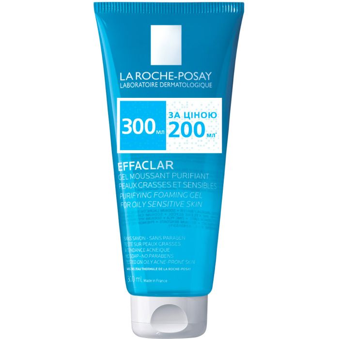 Гель-Мусс La Roche-Posay Effaclar для очищення проблемної шкіри 200 мл - фото №1 Гель-Мусс La Roche-Posay Effaclar для очищення проблемної шкіри 200 мл