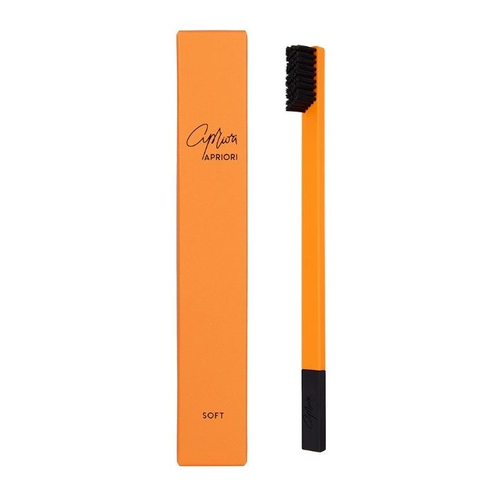 Зубная щетка Apriori (Априори) Slim Tangerine Glow мягкая, 1 шт.