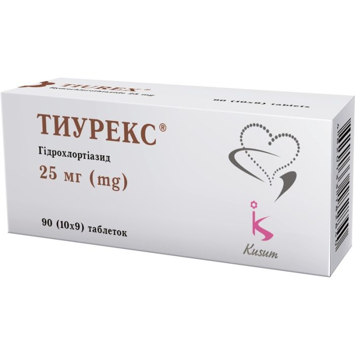 Тиурекс 25 мг таблетки №90