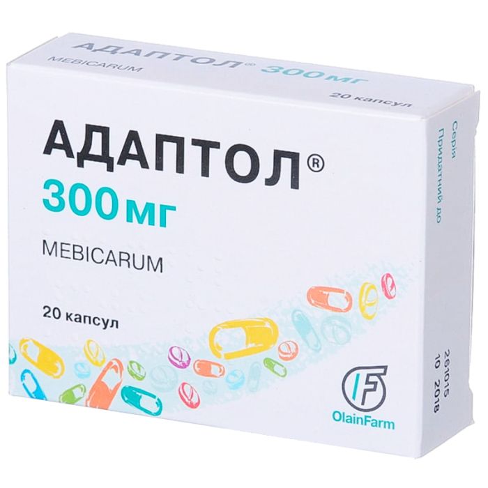 Адаптол 300 мг капсули №20