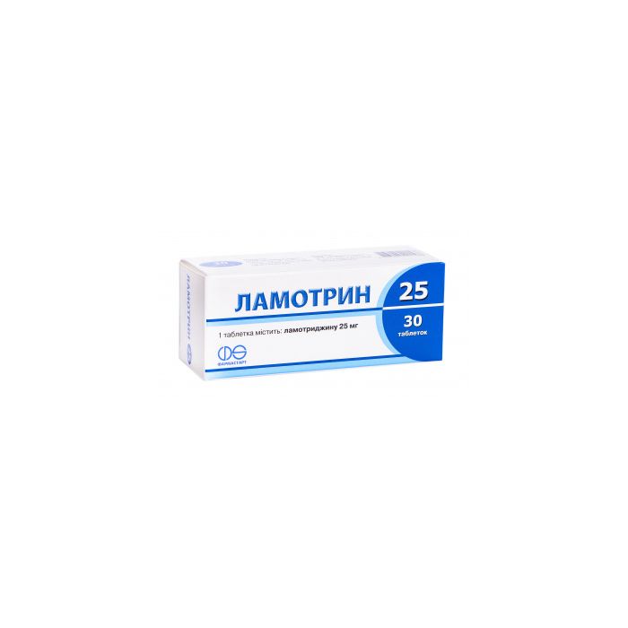 Ламотрин 25 мг таблетки №30