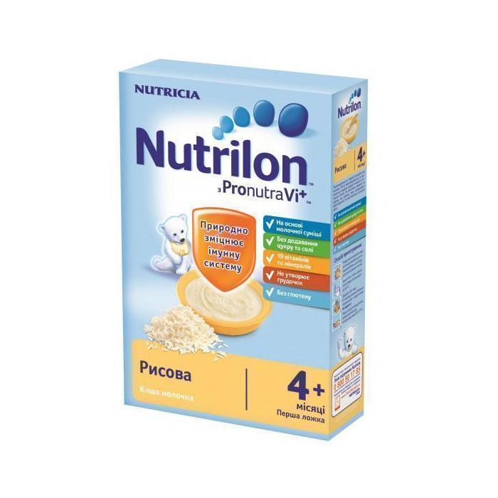 Каша Nutrilon рисовая (с 4 месяцев) 225 г