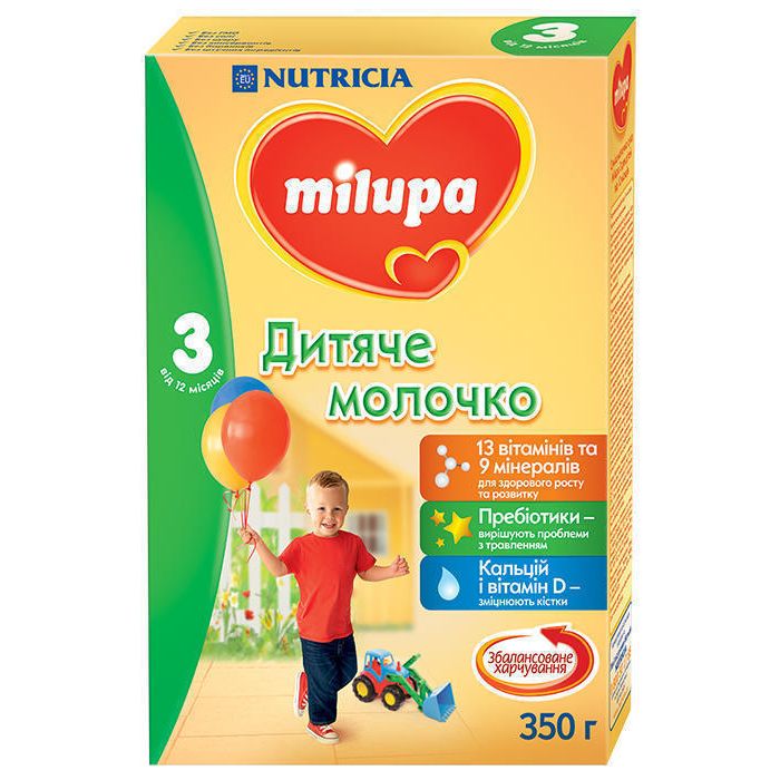 Дитяче молочко Milupa 3 (з 12 місяців) 350 г