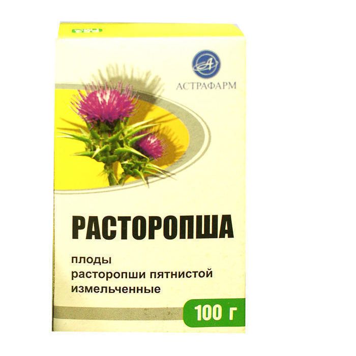 Розторопша насіння подрібнене 100 г