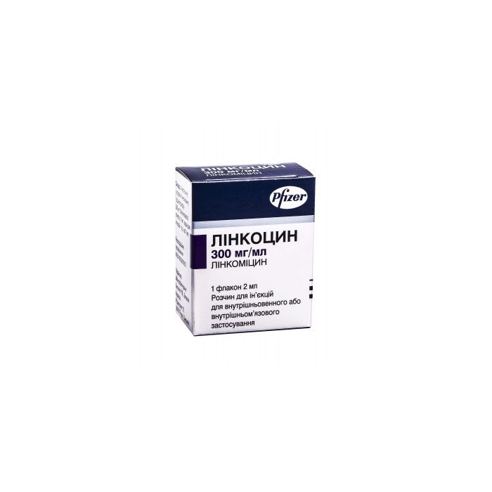 Лінкоцин розчин для ін'єкцій 300 мг/мл 2 мл №1