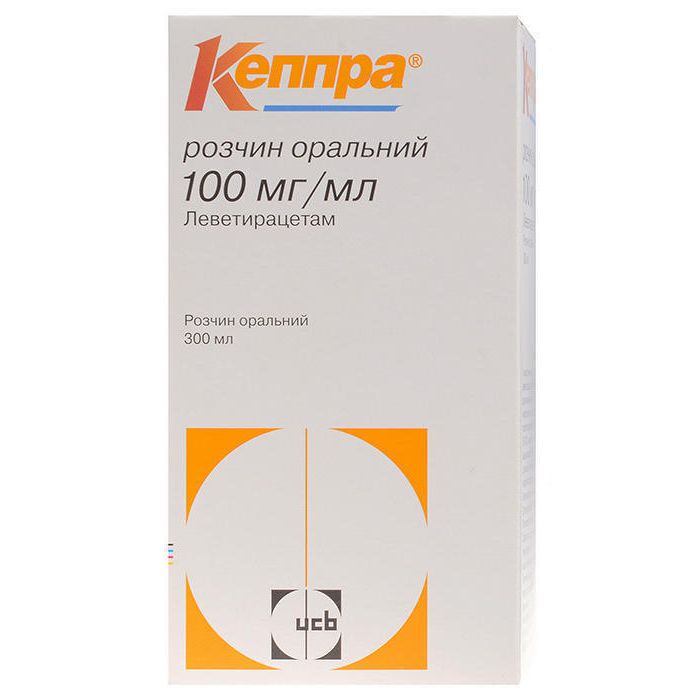 Кеппра 100 мг/мл раствор 300 мл - фото №1 Кеппра 100 мг/мл раствор 300 мл