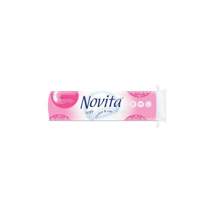 Диски ватные NOVITA Soft 100 шт