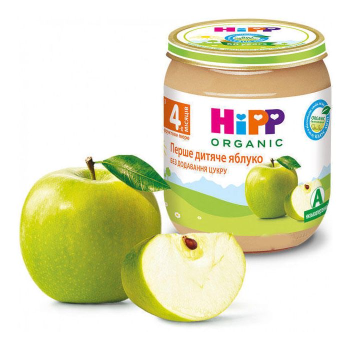 Пюре Hipp 1832 яблуко (з 4 місяців) 125 г