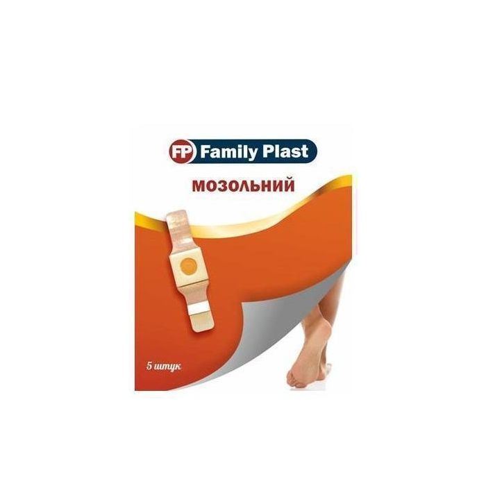 Пластир медичний Family Plast мозольний 2 см х 6 см №5