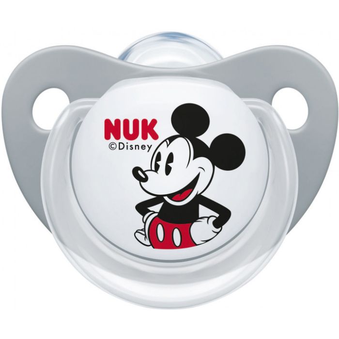 Пустушка NUK Trendline Disney Микки силіконова розмір 1
