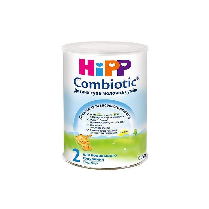 Суміш молочна Hipp 2451 Combiotiс-2 (з 6 місяців) 750 г
