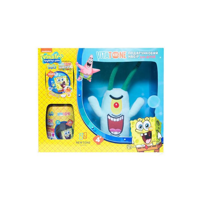 Витатон Кидс подарочный набор для детей + игрушка Планктон