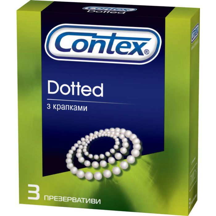 Презервативи Contex Dotted (з крапками) №3