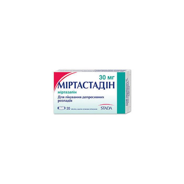 Міртастадін 30 мг таблетки №20