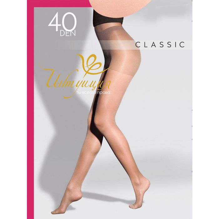 Колготы женские Интуиция Classic 40 (р.5-6) бежевый