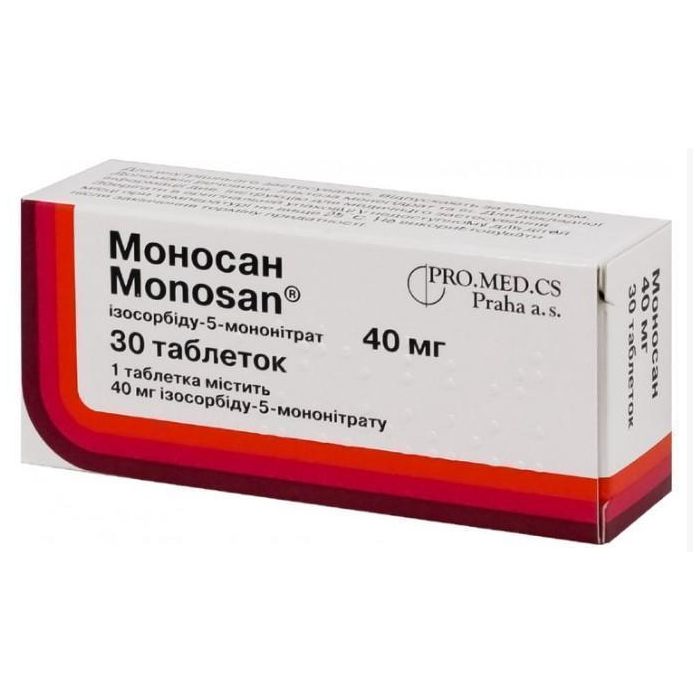 Моносан 40 мг таблетки №30