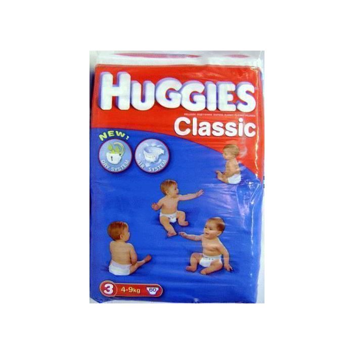 Підгузки Huggies Classic Jumbo р.3 (4-9 кг) №58