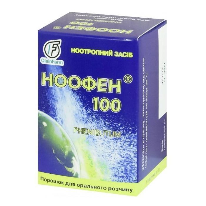 Ноофен порошок 100 мг/1 доза пакетик 1 г №15