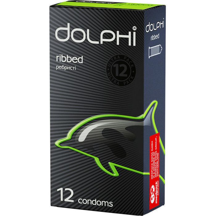 Презервативы Dolphi Ribbed №12