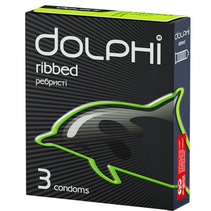 Презервативы Dolphi Ribbed №3