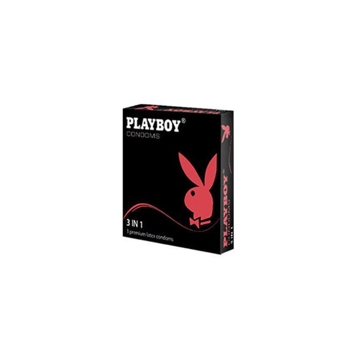 Презервативы Playboy 3 in 1 Condoms 3 шт