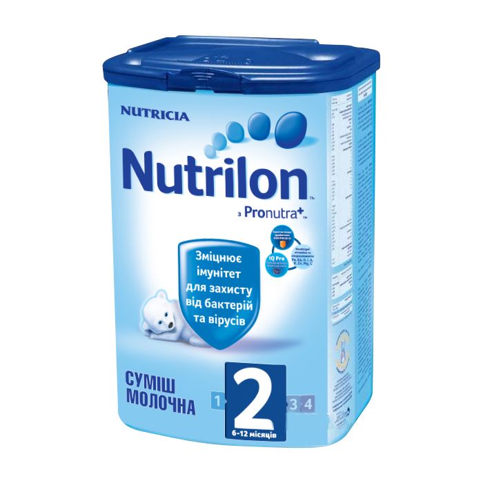 Суміш молочна Nutrilon 2 з пребіотиком з 6 до 12 місяців EasyPack 800 г