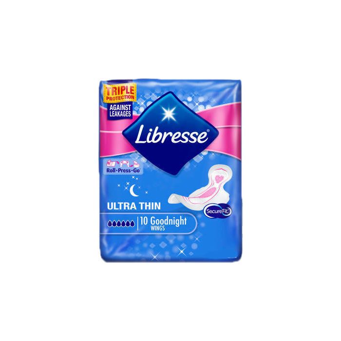 Прокладки Libresse Ultra Goodnight Soft 10 шт