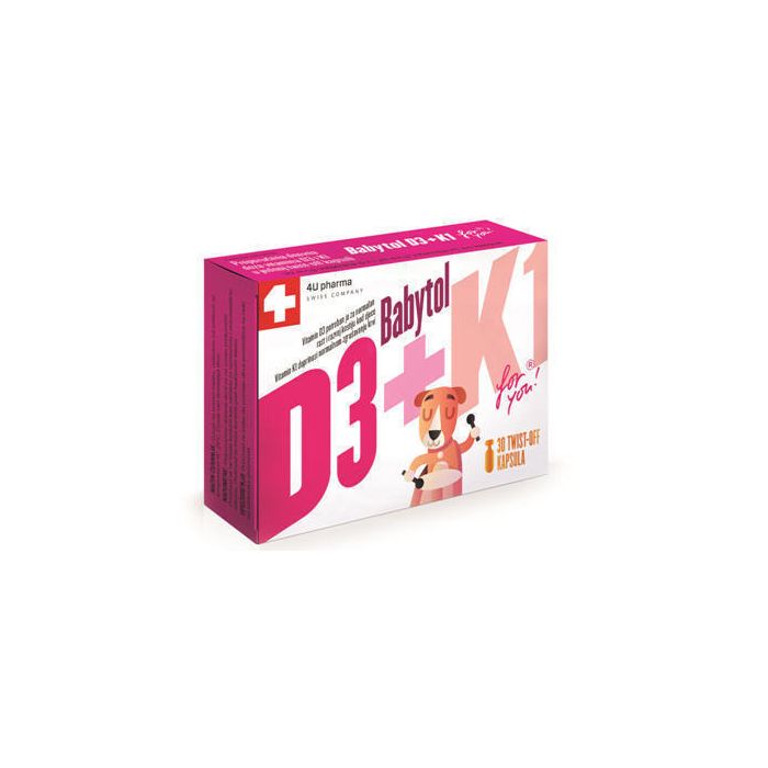 Вітаміни Babytol D3+K1 капсули №30