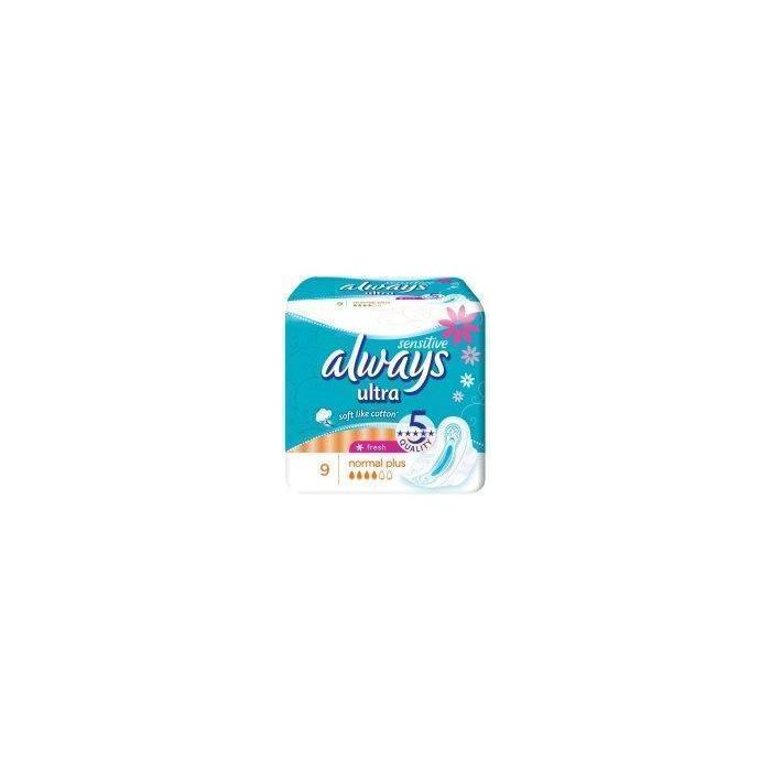 Прокладки Always Ultra Sens Normal Plus Fresh 9шт