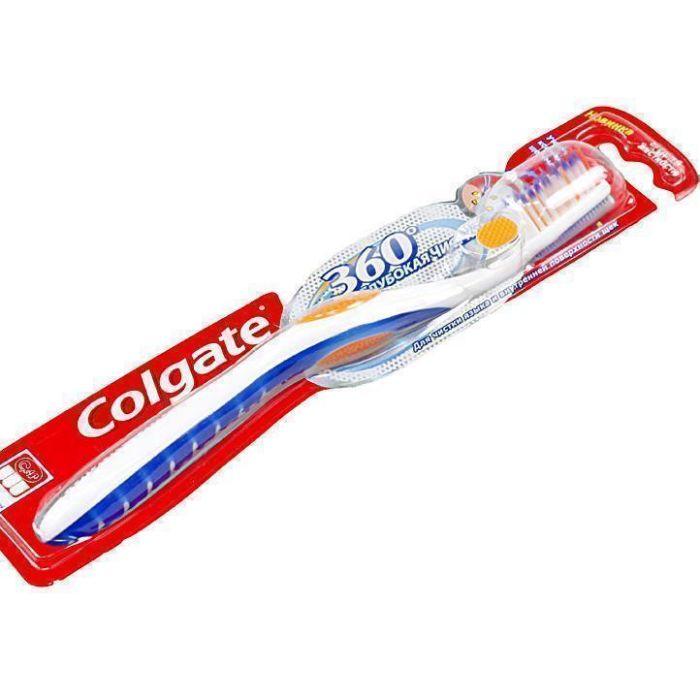 Зубна щітка Colgate 360 Глибоке Чищення середня жорткість