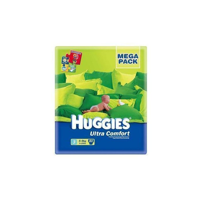 Подгузники Huggies Ultra Comfort Mega 3 (5-9 кг) №80