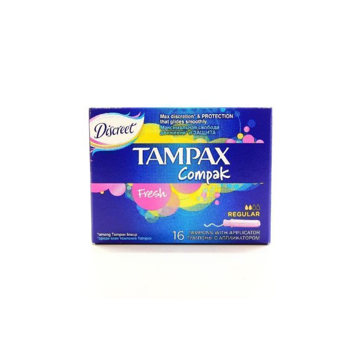 Тампоны Tampax Regular Фрэш compak 16 шт
