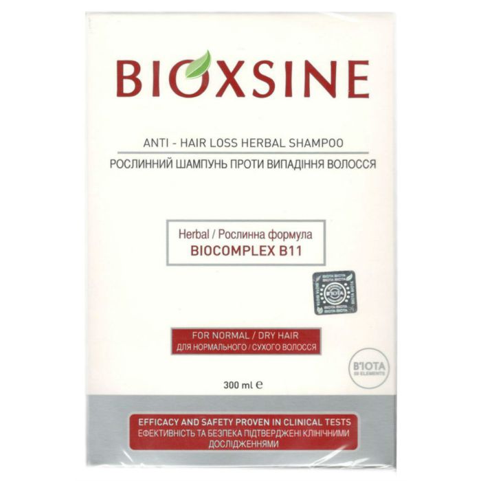 Шампунь Bioxsine проти випадіння для нормального і сухого волосся 300 мл