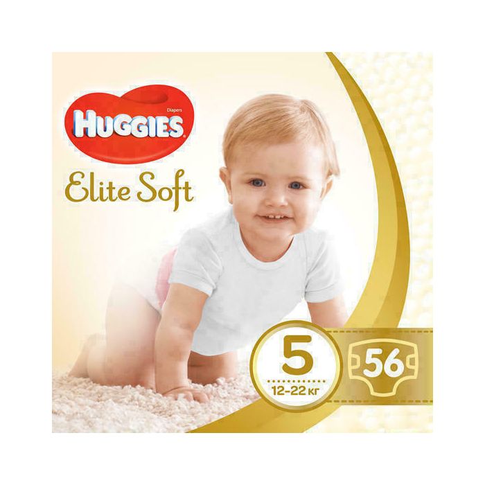 Підгузки Huggies Elite Soft р. 5 12-22 кг №56