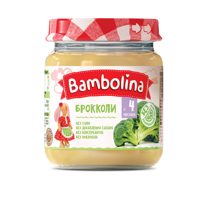 Пюре Bambolina брокколи 100 г