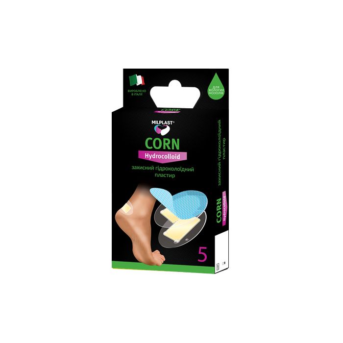 Защитный гидроколлоидный пластырь Corn Hydrocolloid №5 - 7х3,8 см - фото №1 Защитный гидроколлоидный пластырь Corn Hydrocolloid №5 - 7х3,8 см