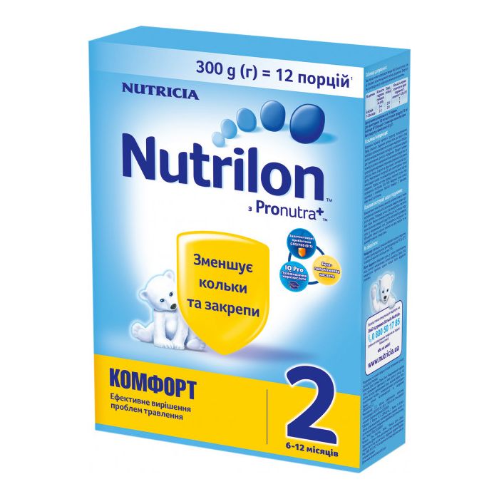 Суміш молочна Nutrilon Комфорт 2 (з 6 до 12 місяців) 300 г