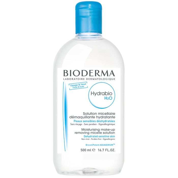 Лосьйон Bioderma Hydrabio Н2О міцелярний для очищення чутливої шкіри 500 мл - фото №1 Лосьйон Bioderma Hydrabio Н2О міцелярний для очищення чутливої шкіри 500 мл