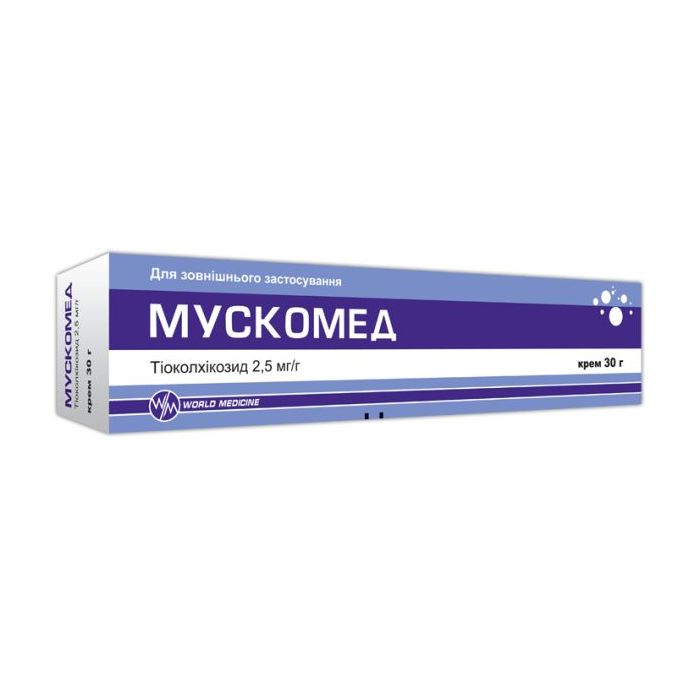 Мускомед 2,5 мг/г туба крем 30 г - фото №1 Мускомед 2,5 мг/г туба крем 30 г