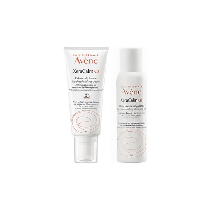 Набор Avene Xeracalm (Крем для атопической кожи 200 мл + Масло очищающее 100 мл)